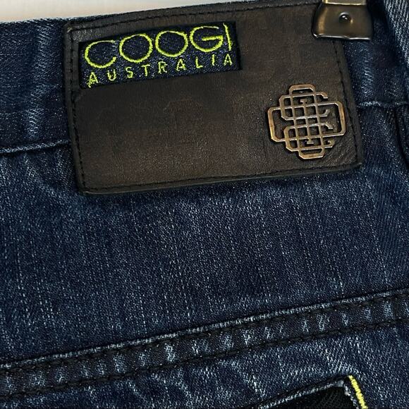 COOGI Vintage Y2K Men's Straight Leg Dark Wash Jeans 38X34 - Picture 9 of 13